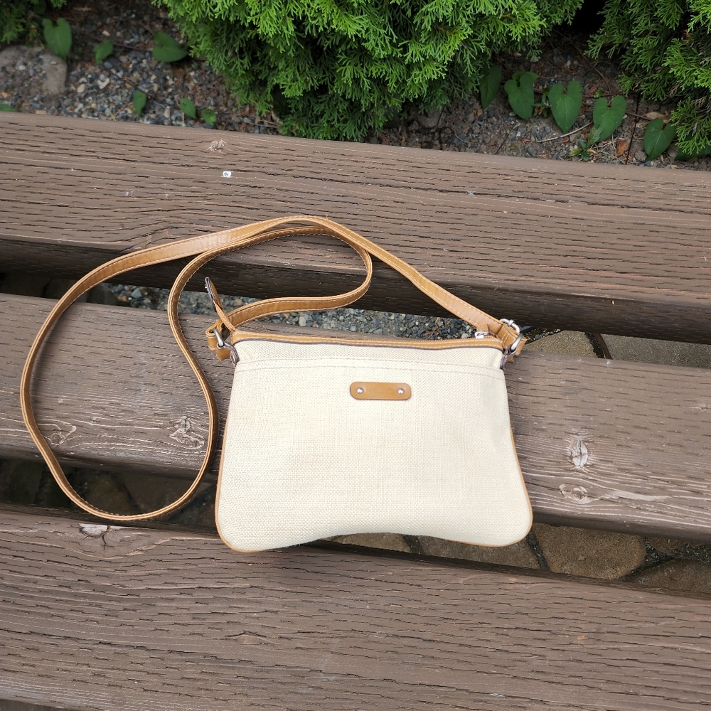 Relic Patchwork Canvas Fabric Small Crossbody Pur… - image 3